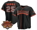 San Francisco Giants #25 Barry Bonds Black Jereymy 2026 Alternate Stadium Stitched Jersey