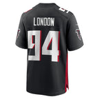 A.Falcons #94 LaCale London Black Jereymy Team Game Jersey