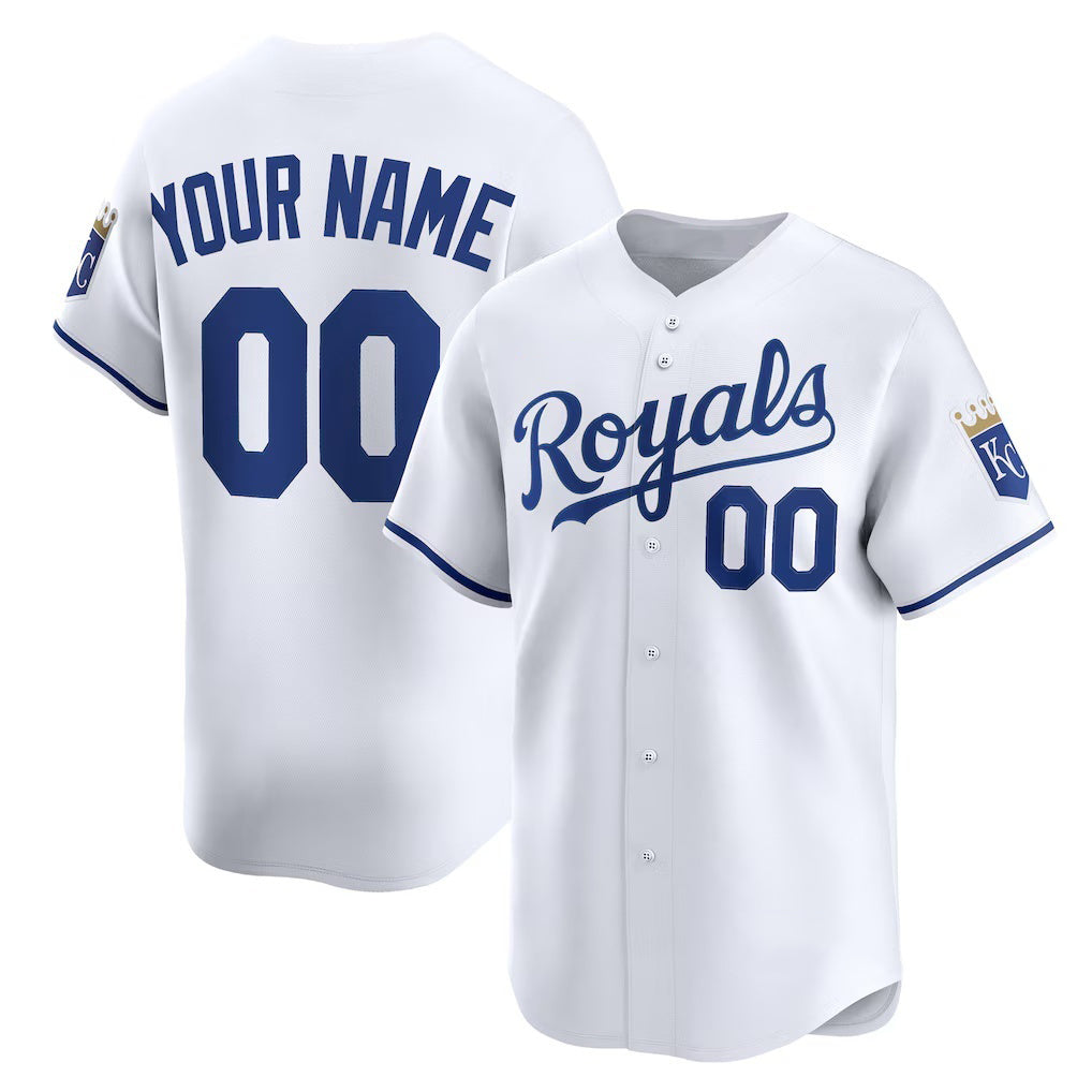 Custom Kansas City Royals Jereymy White Home Limited Jersey
