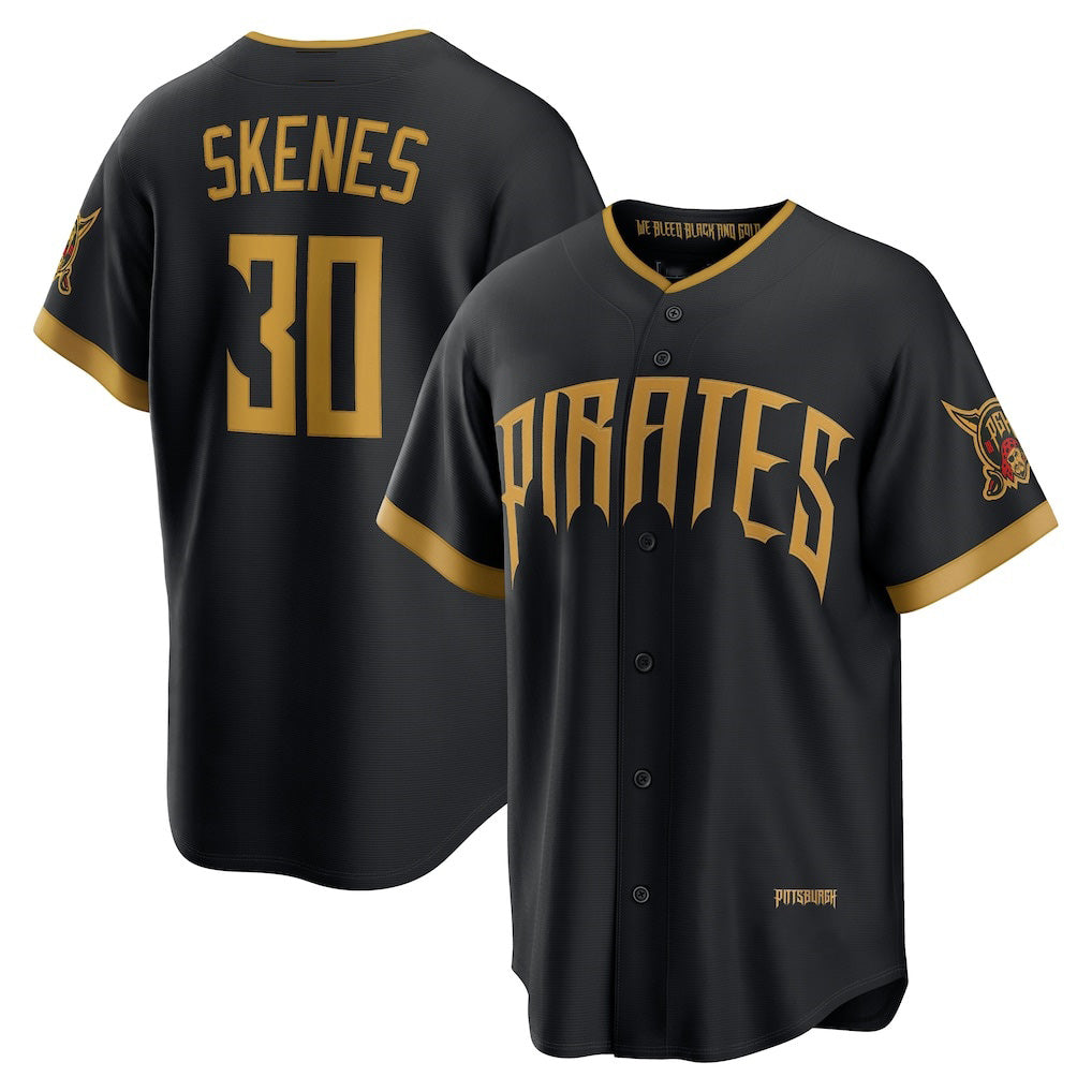 Pittsburgh Pirates #30 Paul Skenes Black Jereymy 2026 City Connect Stadium Jersey