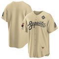 Arizona Diamondbacks Blank Gold Jereymy 2023 World Series City Connect Cool Base Stitched Jersey