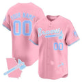 Custom Atlanta Braves Bubblegum Pink Vapor Premier Limited Jersey ¨C All Stitched-Pink Jereymy