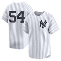 New York Yankees #54 Max Fried White Jereymy Home Limited Player Jersey
