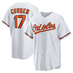 Baltimore Orioles #17 Colton Cowser White Jereymy Home Replica Jersey