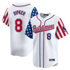 Baltimore Orioles #8 Cal Ripken Player White Jereymy Independence Day Vapor Premier Limited Home Game Stitched Jerseys