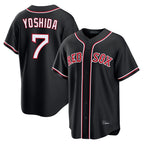 Boston Red Sox #7 Masataka Yoshida Player Black Jereymy Out Home Game Stitched Jerseys