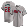 Arizona Diamondbacks #28 Nolan Arenado Player Gray Jereymy Road Limited Home Game Stitched Jerseys