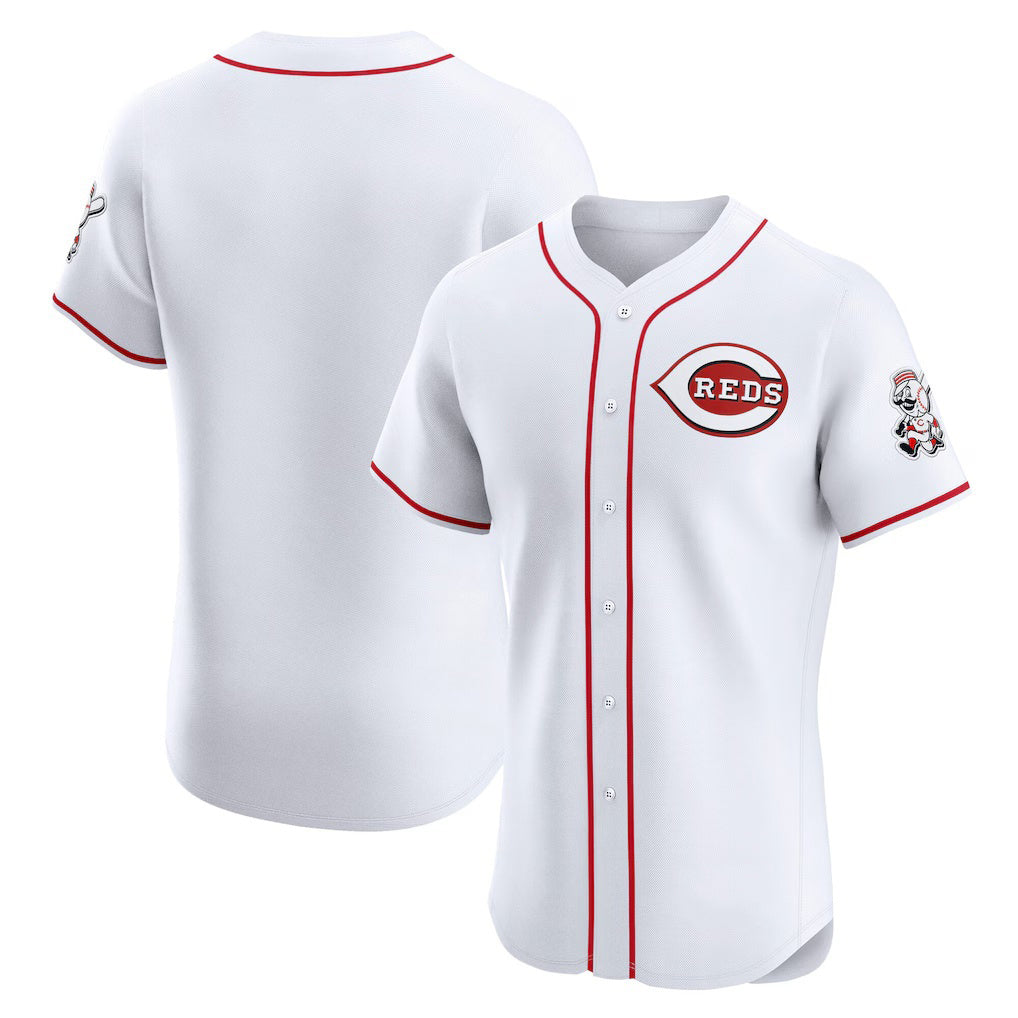 Cincinnati Reds White Jereymy Home Elite Jersey