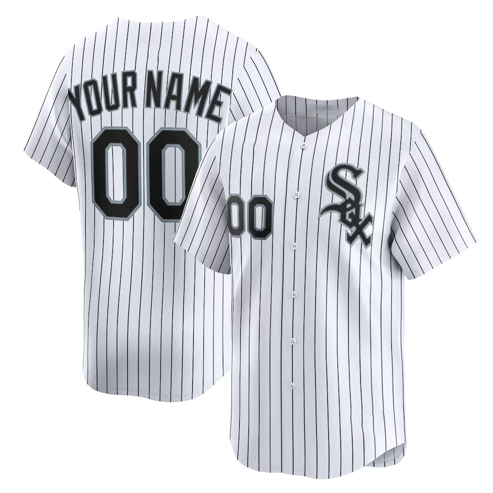 Custom Chicago White Sox White Jereymy Home Limited Jersey