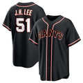 San Francisco Giants #51 Jung Hoo Lee Black Jereymy Out Stitched Jersey