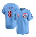 Chicago Cubs #8 Ian Happ Blue Jereymy 2024-25 2nd Alternate Limited Stitched Jersey