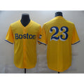 Boston Red Sox #23 No name Yellow Jereymy Game 2021 Jerseys