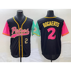 San Diego Padres #2 Xander Bogaerts Number Black Jereymy NEW 2023 City Connect Cool Base Stitched Jersey