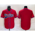 Toronto Blue Jays Blank Red Jereymy Cool Base Stitched Jersey