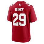 A.Cardinals #29 Denzel Burke Cardinal Jereymy Team Game Jersey