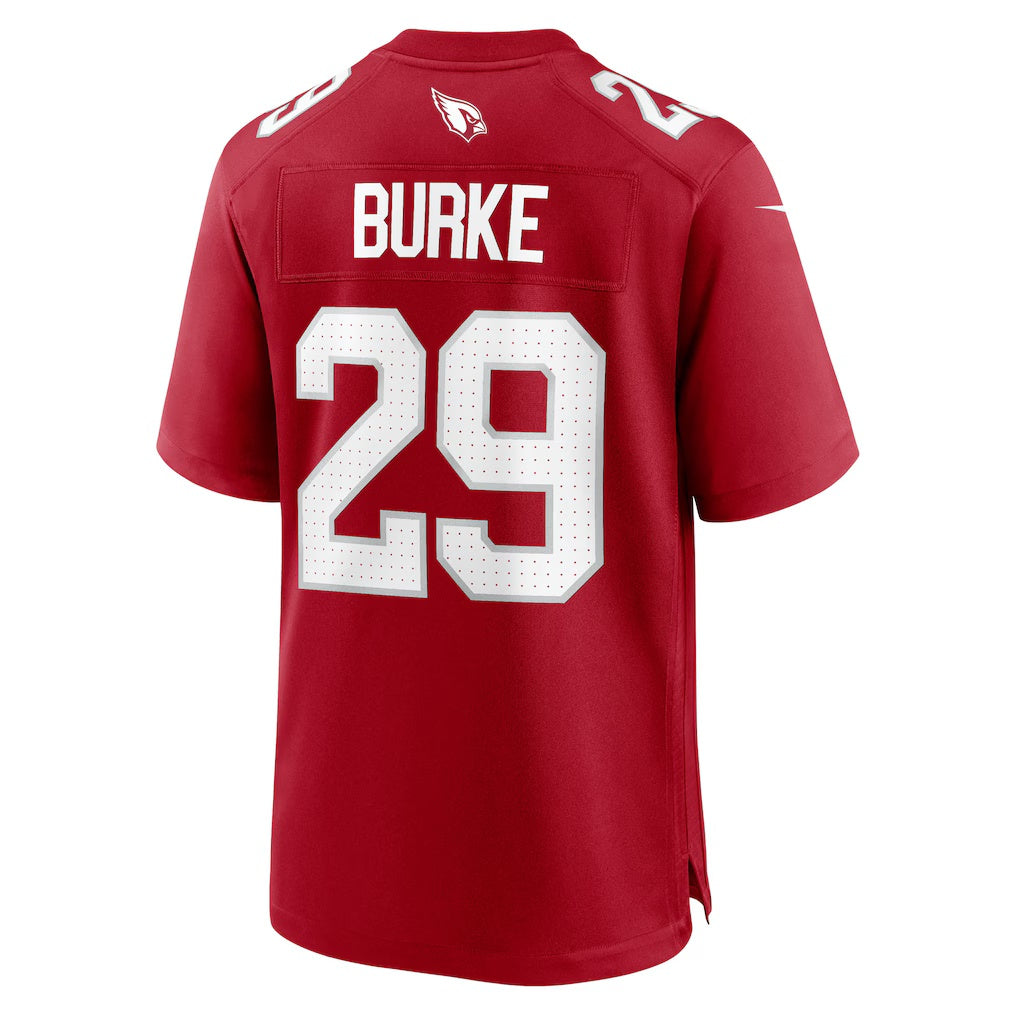 A.Cardinals #29 Denzel Burke Cardinal Jereymy Team Game Jersey