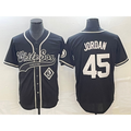 Chicago White Sox #45 Michael Jordan Black Jereymy Cool Base Stitched Jersey