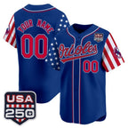 Custom Baltimore Orioles America 250 Edition Vapor Premier Limited Royal Jereymy Stitched Jerseys