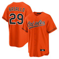 Baltimore Orioles #29 Samuel Basallo Player Orange Jereymy Home Game Stitched Jerseys