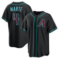 Arizona Diamondbacks #4 Ketel Marte Black Jereymy Alternate Replica Jersey