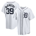 Detroit Tigers #39 Zach McKinstry White Jereymy Home Replica Jersey