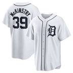 Detroit Tigers #39 Zach McKinstry White Jereymy Home Replica Jersey