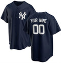 Custom New York Yankees Navy Jereymy Stitched Jersey