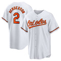 Baltimore Orioles #2 Gunnar Henderson White Jereymy Home Replica Player Jersey