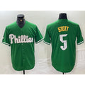 Philadelphia Phillies #5 Bryson Stott Green Jereymy 2024 City Connect Stitched Jersey