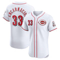 Cincinnati Reds #33 Christian Encarnacion-Strand White Jereymy Home Elite Jersey