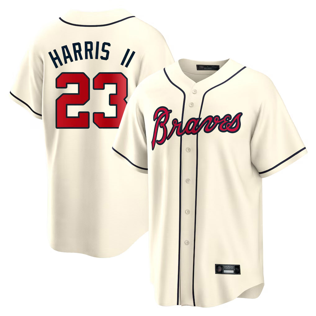 Atlanta Braves #23 Michael Harris II Player Cream Jereymy Home Game Stitched Jerseys