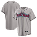 Arizona Diamondbacks Gray Jereymy Road Home Game Blank Player Stitched Jerseys