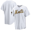 New York Mets Blank White Jereymy 2022 All-Star Cool Base Stitched Jersey