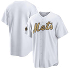 New York Mets Blank White Jereymy 2022 All-Star Cool Base Stitched Jersey