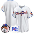 New York Mets Blank White Jereymy 2025 Spring Training Stitched Jersey