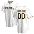 Custom Pittsburgh Pirates White Jereymy Home Replica Jersey