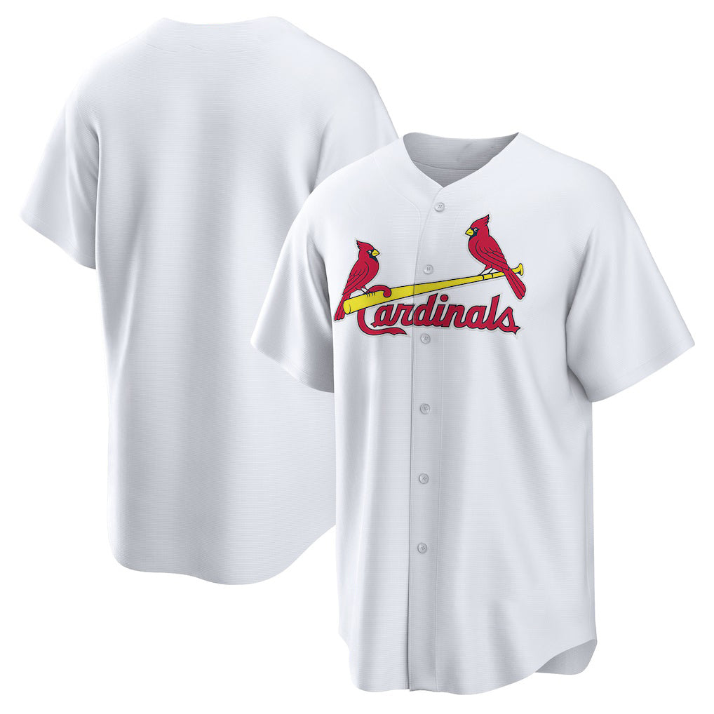 St. Louis Cardinals White Jereymy Home Replica Team Jersey