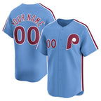 Custom Philadelphia Phillies Light Blue Jereymy Alternate Limited Jersey