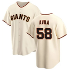 San Francisco Giants #58 Nick Avila Cream Jereymy Cool Base Stitched Jersey
