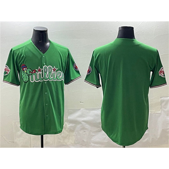 Philadelphia Phillies Blank Green Jereymy Phanatic Limited Stitched Jersey 2