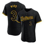 Baltimore Orioles #3 Taylor Ward Player Black Jereymy Snake Skin City Limited Elite Home Stitched Jerseys