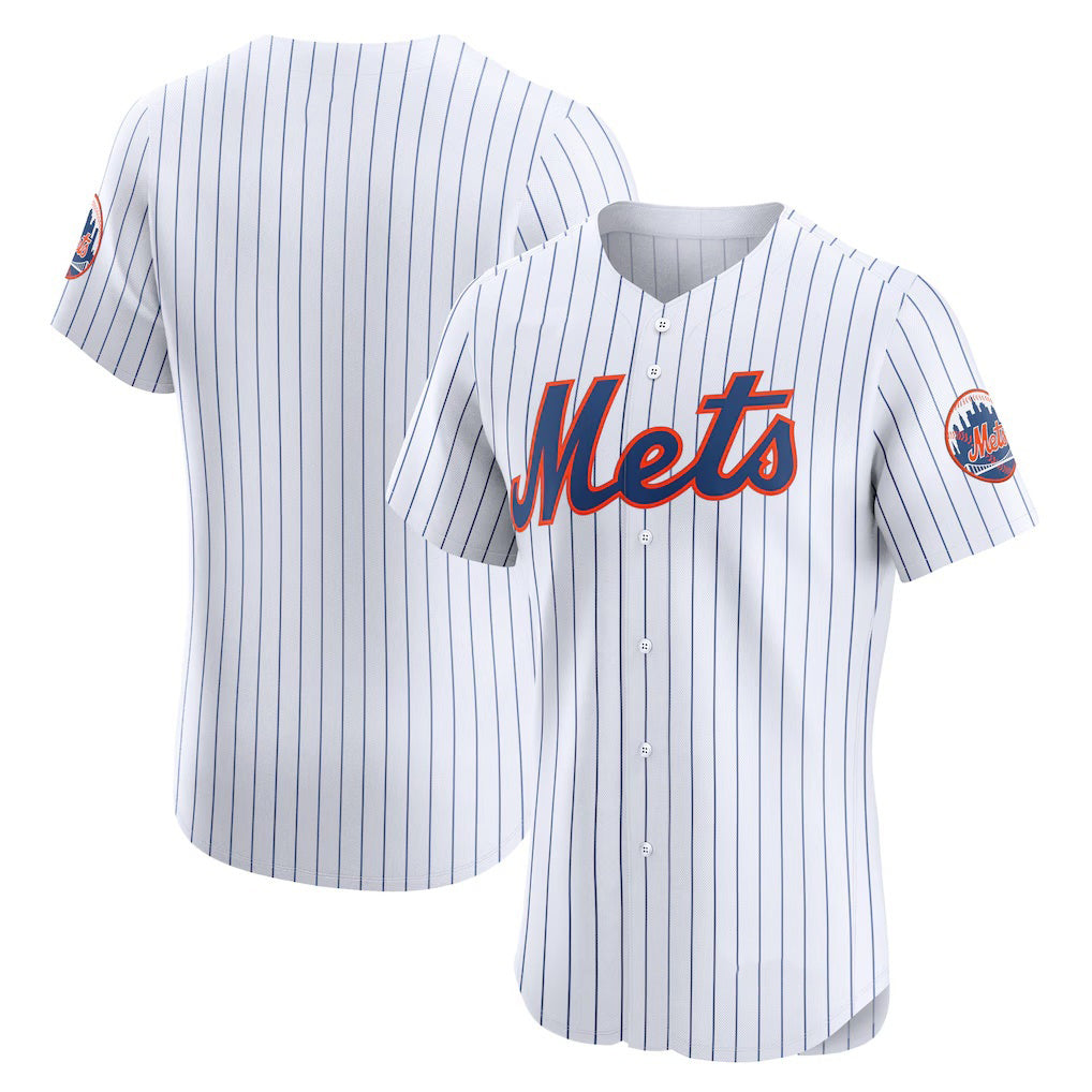 New York Mets White Jereymy Home Elite Jersey