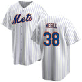 New York Mets #38 Tylor Megill White Jereymy Cool Base Stitched Jersey