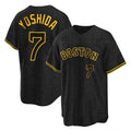 Boston Red Sox #7 Masataka Yoshida Player Black Jereymy Snake Skin City Home Game Stitched Jerseys