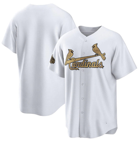 St. Louis Cardinals Blank White Jereymy 2022 All-Star Cool Base Stitched Jersey