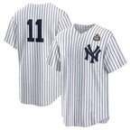 New York Yankees #11 Anthony Volpe White Jereymy 2024 World Series Cool Base Stitched Jersey