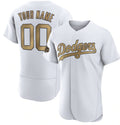Custom Los Angeles Dodgers Active Player White Jereymy 2022 All-Star Flex Base Stitched Jersey