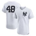 New York Yankees #48 Paul Goldschmidt White Jereymy Home Elite Player Jersey