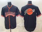 San Francisco Giants Team Big Logo Black Jereymy 2026 Alternate Stadium Stitched Jersey