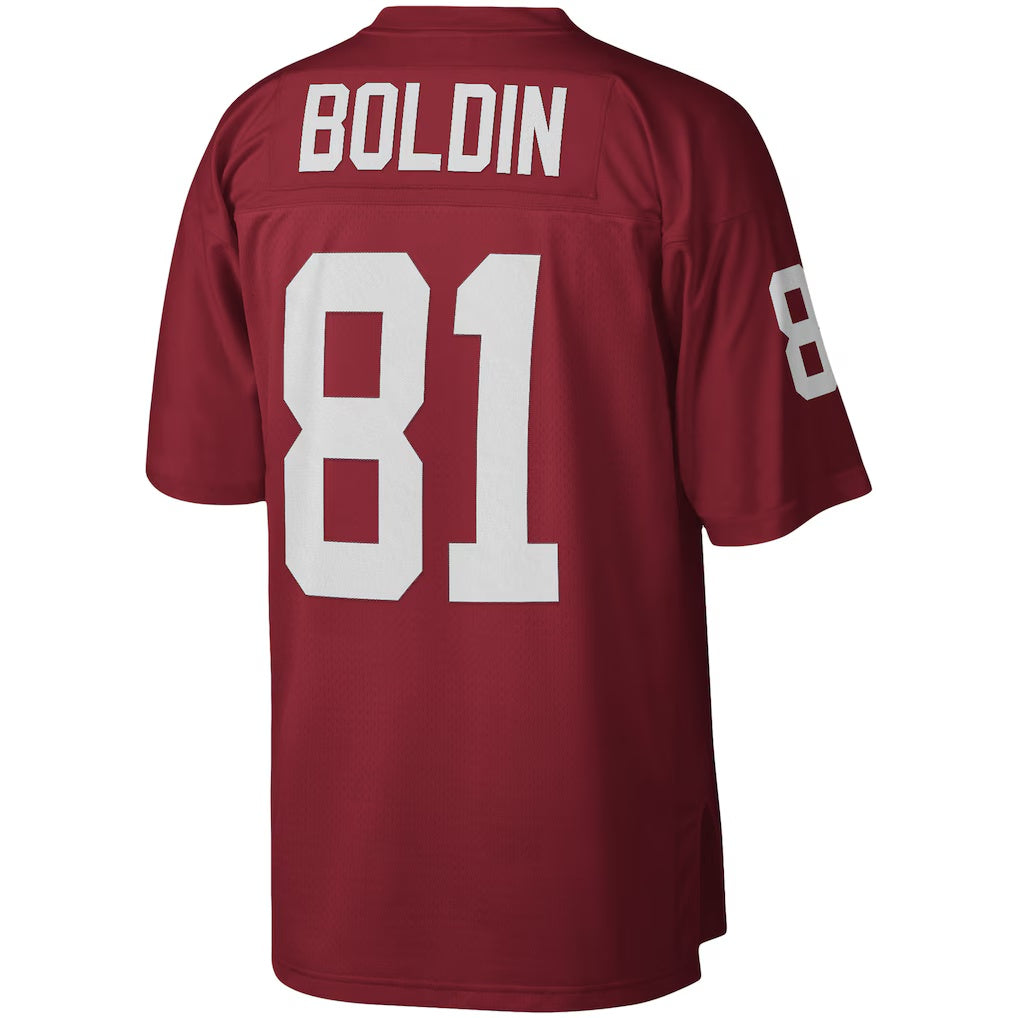 A.Cardinals #81 Anquan Boldin Mitchell & Ness Cardinal Jereymy Legacy Replica Jersey